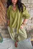 Larc Poet Blouse Olive